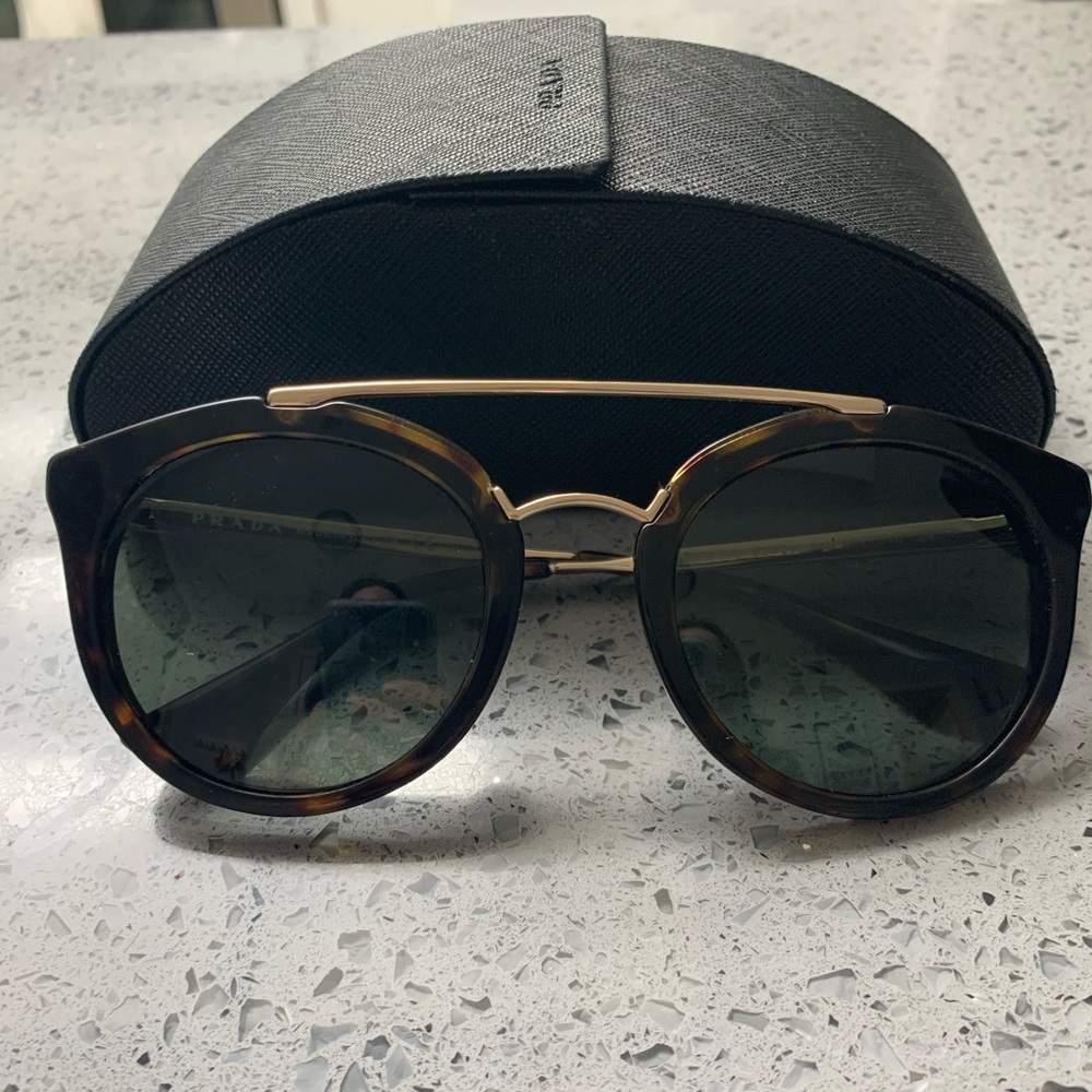 Prada Tortoise Sunglasses